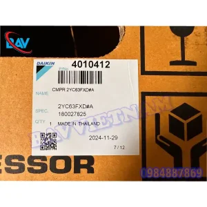 Máy Nén Daikin 2YC63FXD - 391 - 4010412 BAVvietnam
