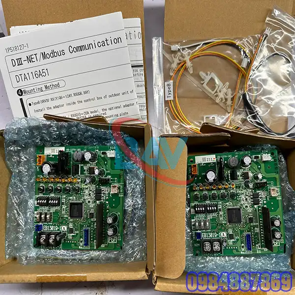 DTA116A51 - Module điều khiển Modbus RTU/DIII-Net Daikin