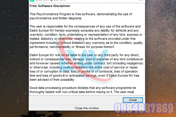 Hướng Dẫn Tải Và Cài Đặt Phần Mềm Daikin Psychrometrics 2