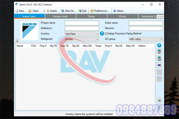 Hướng Dẫn Tải Và Cài Đặt Phần Mềm VRV Xpress Daikin4