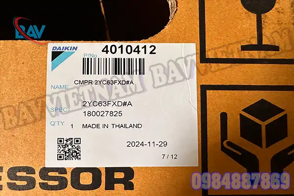 Phân Phối Máy Nén Daikin Chính Hãng5