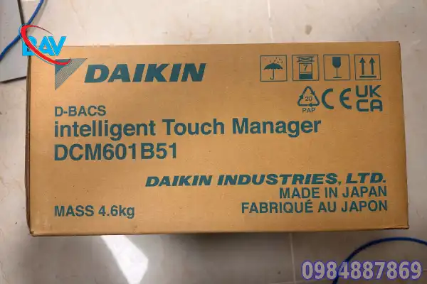 DCM601B51 - Bộ Điều Khiển Trung Tâm Daikin - Ảnh 2